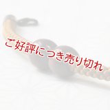 紳士羽織紐　無双　マグネット　木玉　金茶（01）
