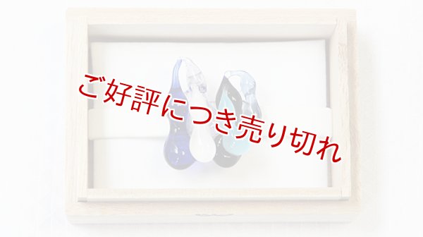 画像1: ガラス帯留め　六瓢箪（03） (1)