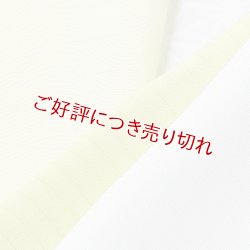 画像1: 絽　友禅半襟　一色吸い上げぼかし　若柳色（わかやぎいろ）（24）