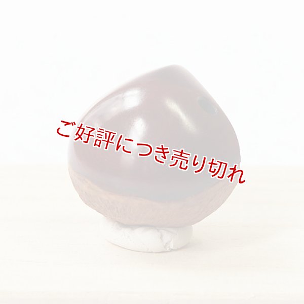 画像1: 黄楊根付　栗（岡壱名入り）　【2016年07月25日公開】 (1)
