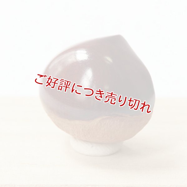 画像1: 黄楊根付　栗（03）（小）　【虫固定入り／岡壱名入り】　【2016年09月26日公開】 (1)