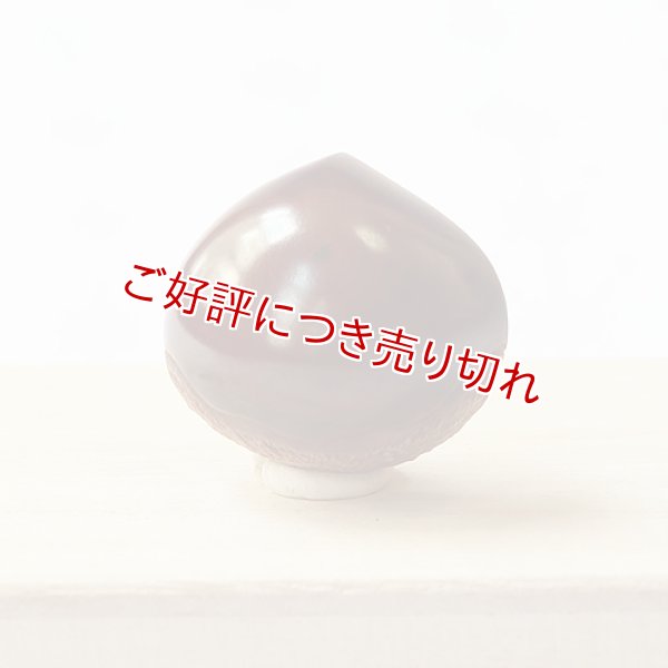画像1: 黄楊根付　栗（小）A 【岡壱名入り】　【2017年03月27日公開】 (1)
