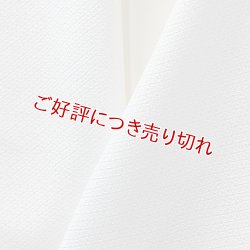 画像1: 白半襟　柄　化繊　鹿の子