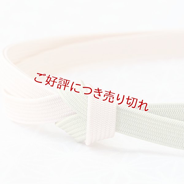 画像1: 長尺帯締め　角朝二色ぼかし撚房　洗柿（あらいがき）／柳茶（やなぎちゃ）（02） (1)