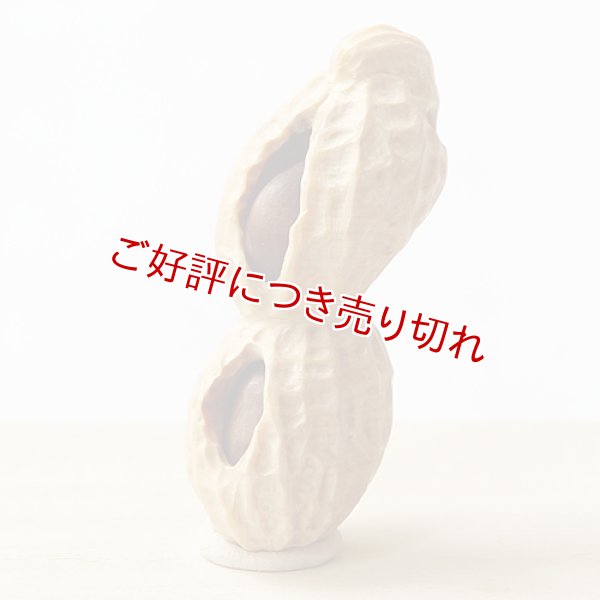 画像1: 黄楊根付　落花生Ｂ【2個実入り／岡壱名入り】　【2018年01月31日公開】 (1)