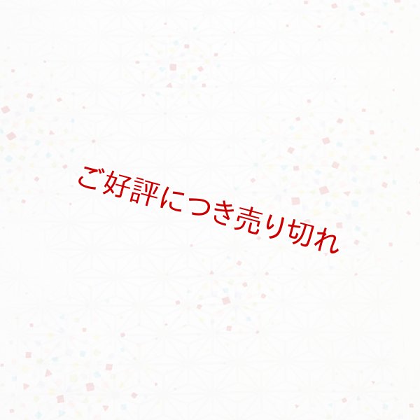 画像1: 和装肌着　二部式襦袢　綸子友禅　七色あられ　M (1)