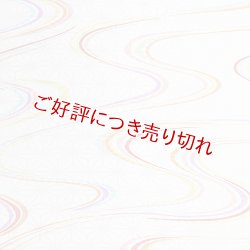 画像1: 和装肌着　二部式襦袢　綸子友禅　七色流水　半襦袢のみ　M