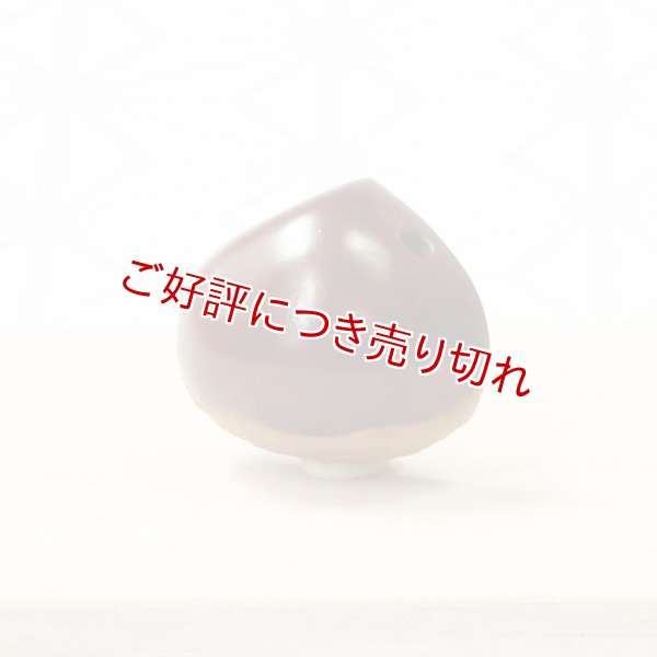 画像1: 黄楊根付　栗（ミニＡ）【岡壱名入り】　【2018年03月05日公開】 (1)