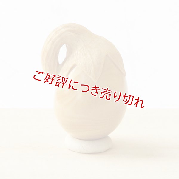 画像1: 黄楊根付　なすび【岡壱名入り】【2018年7月25日公開】 (1)