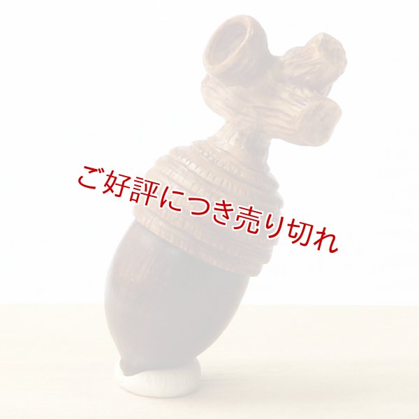画像1: 黄楊根付　どんぐり（A）【2018年10月8日公開】 (1)
