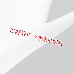 画像1: 白半襟　柄　正絹唐織り 花菱
