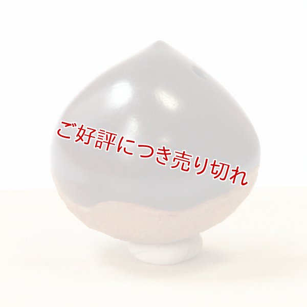 画像1: 黄楊根付　栗　虫入り【岡壱名入り】【2019年2月15日公開】 (1)