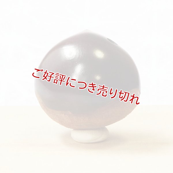 画像1: 黄楊根付　栗（中）Ｂ【岡壱名入り】【2019年3月8日公開】 (1)