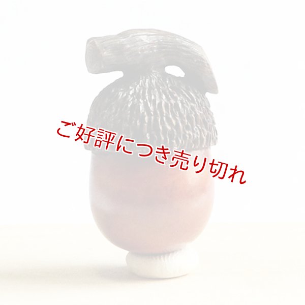 画像1: 黄楊根付　どんぐり（B）【岡壱名入り】【2019年12月9日】 (1)