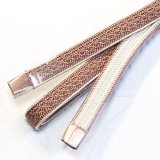 四分紐　綾高麗耳付昼夜【B】　鴇浅葱（ときあさぎ）／オフホワイト（03）