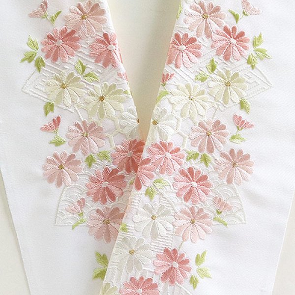 画像1: ポリエステル刺繍半襟　【5000円】（04） (1)