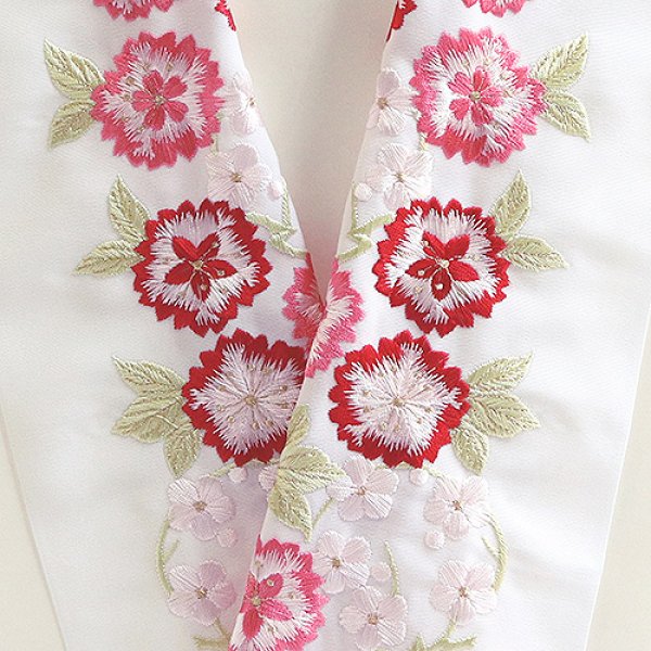画像1: ポリエステル刺繍半襟　【7000円】（01） (1)
