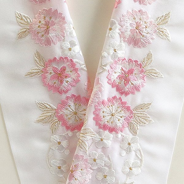 画像1: ポリエステル刺繍半襟　【7000円】（02） (1)
