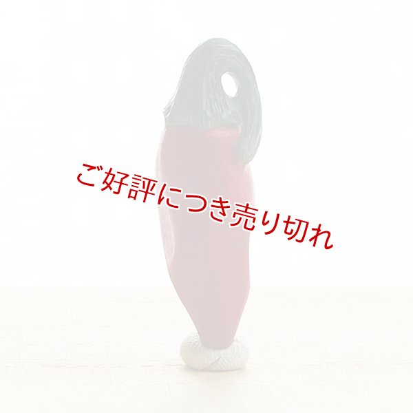 画像1: 黄楊根付　とうがらし (1)