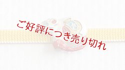 画像1: ピューター帯留め　ねずみ