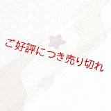 絽　友禅帯揚げ　ローケツ道長に桔梗　（03）