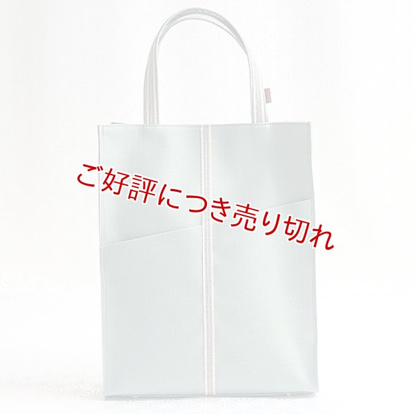 画像1: 手提げ　リネン バッグ　アクアマリン（04） (1)