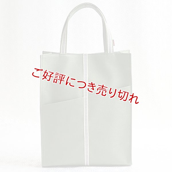 画像1: 手提げ　リネン バッグ　スピナッチグリーン（03） (1)