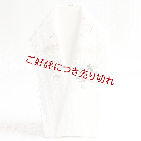画像1: 夏物手描き半襟　ビアガーデン（B） (1)