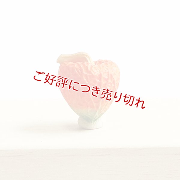 画像1: 黄楊根付　鬼灯【岡壱名入り】 (1)