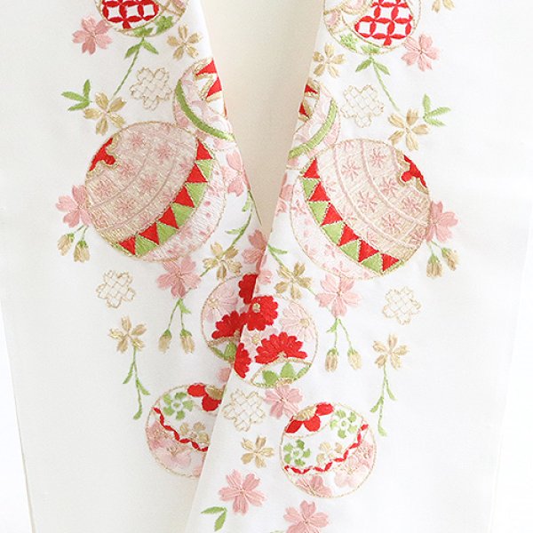画像1: ポリエステル刺繍半襟　【5000円】（05） (1)