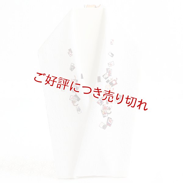 画像1: 手描き半襟　ネコの花札 (1)