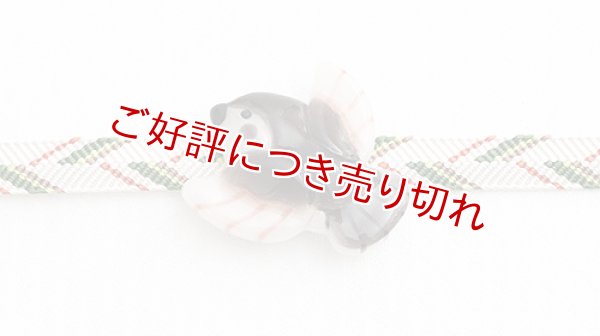 画像1: 帯留め　雀（こげ茶） (1)