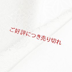 画像1: 無地半襟　風通三重織　華紋詰　グレー（04）