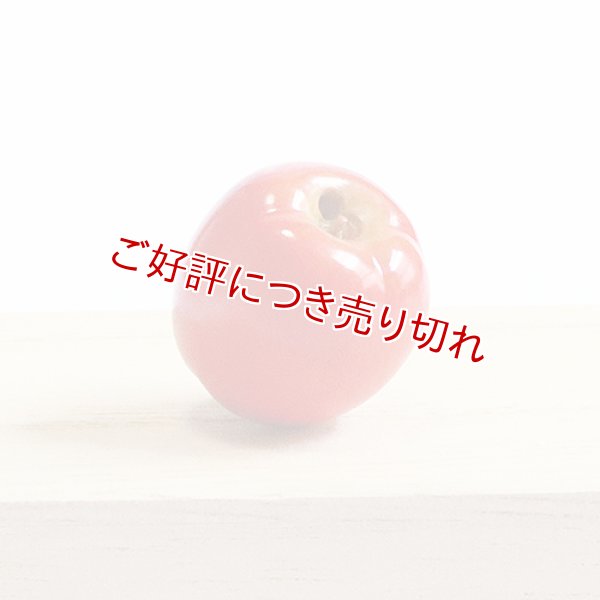 画像1: 黄楊根付　りんご（Ａ） (1)