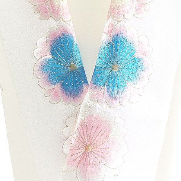 画像1: ポリエステル刺繍半襟　【7000円】（12） (1)