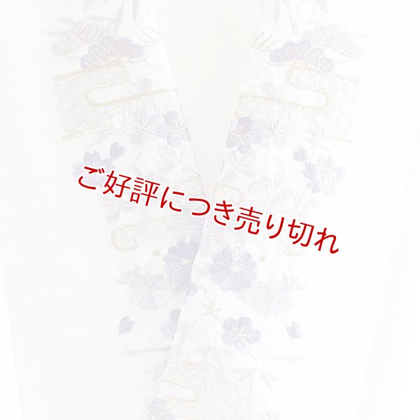 画像1: ポリエステル刺繍半襟　【7000円】（07） (1)
