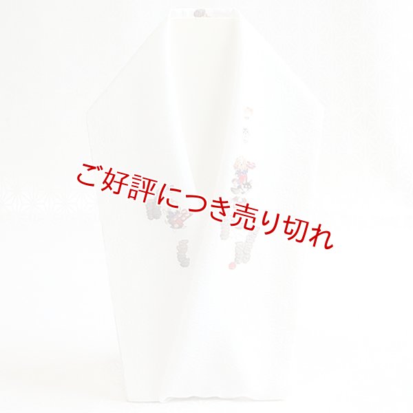 画像1: 手描き半襟　わんこそば (1)