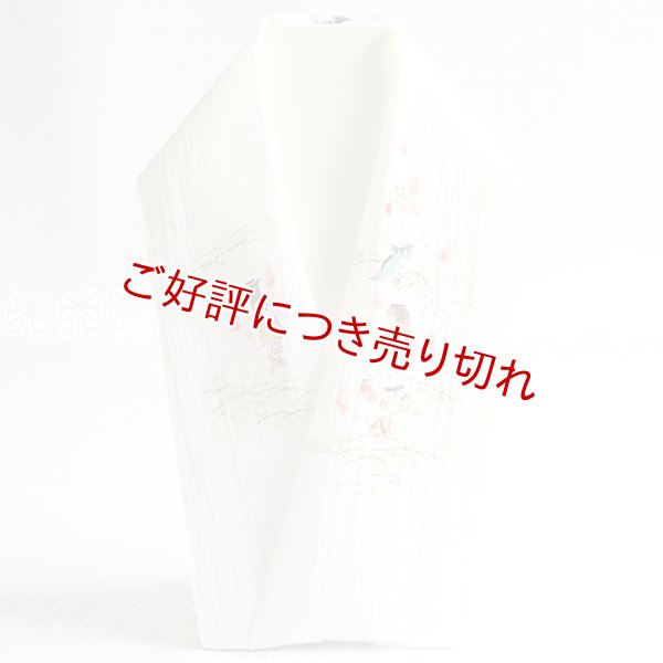 画像1: 夏物手描き半襟　妖怪行列 (1)