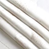 黒留袖（礼装用）帯揚げ　紋意匠縫取り ＜道長取りに截金＞