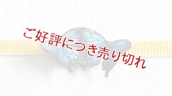 画像1: ピューター帯留め　オオルリ