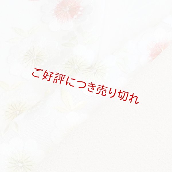 画像1: 刺繍半襟　桜花づめ　（02） (1)