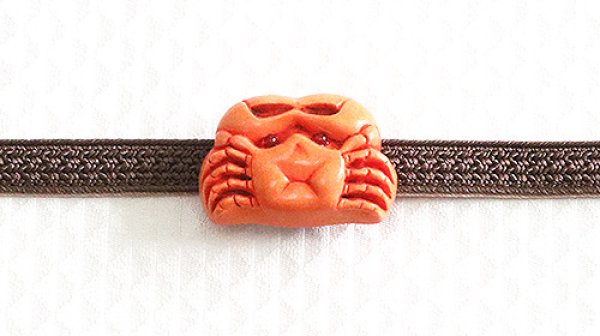 画像1: 帯留め　小さな蟹 (1)