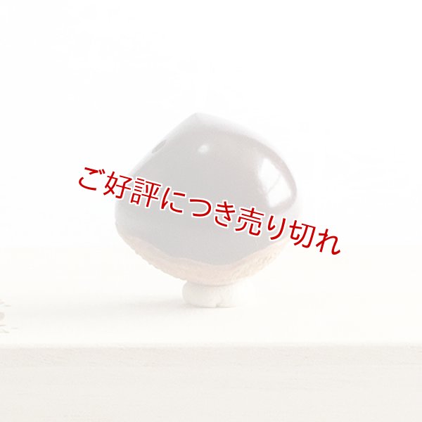 画像1: 黄楊根付　栗（小）【岡壱名入り】　（2023年3月1日掲載） (1)