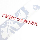 帯揚げ 絽　雪輪にトンボと千鳥　（02）