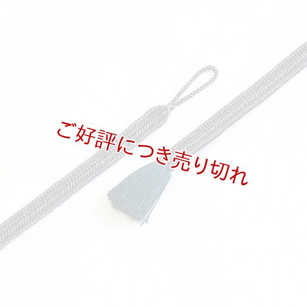 画像1: 羽織紐　女短　ゆるぎ色撚房　藤煤竹／深緑（31） (1)