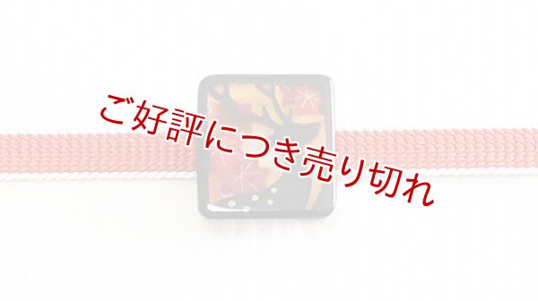 画像1: 帯留め　鹿と紅葉 (1)