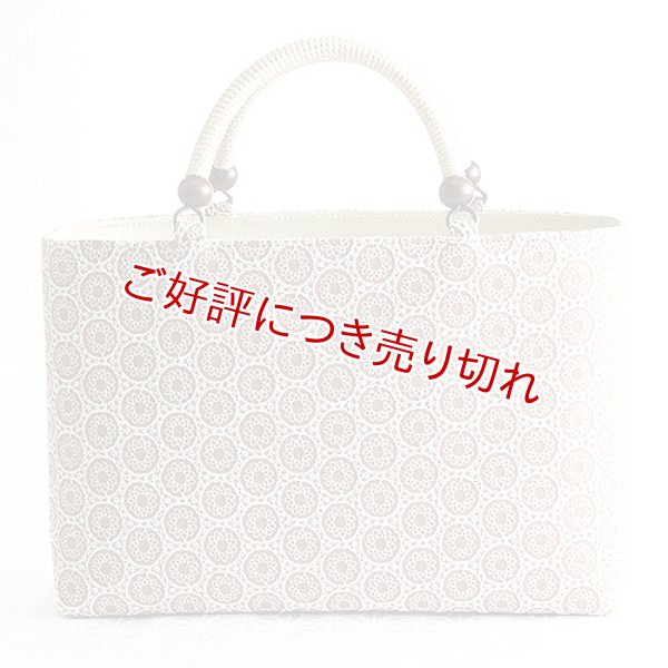 画像1: KIMONOバッグ コットンレース　＜CINNAMON＞ (1)