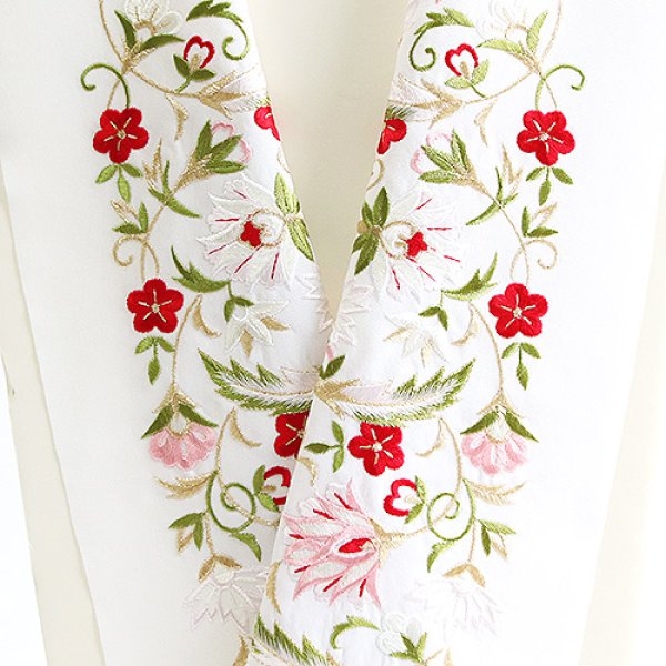 画像1: ポリエステル刺繍半襟　【7000円】（52） (1)