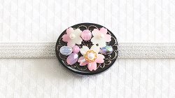 画像1: 帯留め　桜いっぱい