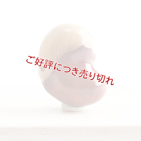 画像1: 黄楊根付　いかり豆【岡壱名入り】　（2024年3月22日掲載） (1)
